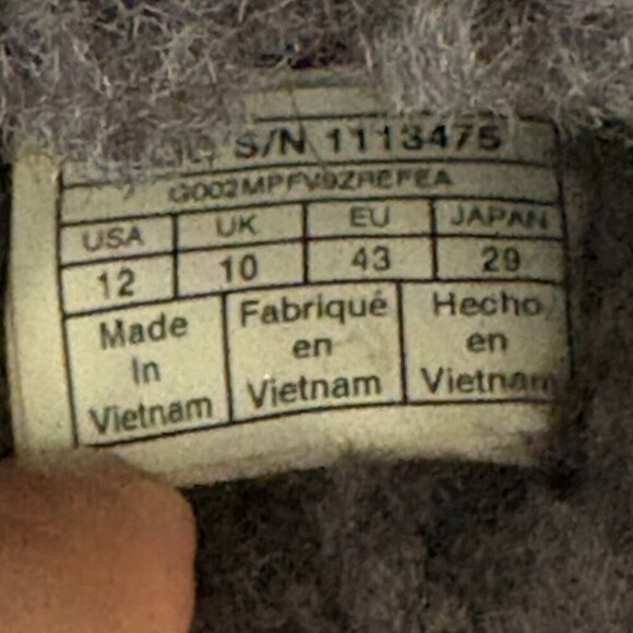 UGG Grey Fluffita Sheepskin Slip-on Platform Sandal Womens 12‎ - Picture 6 of 6